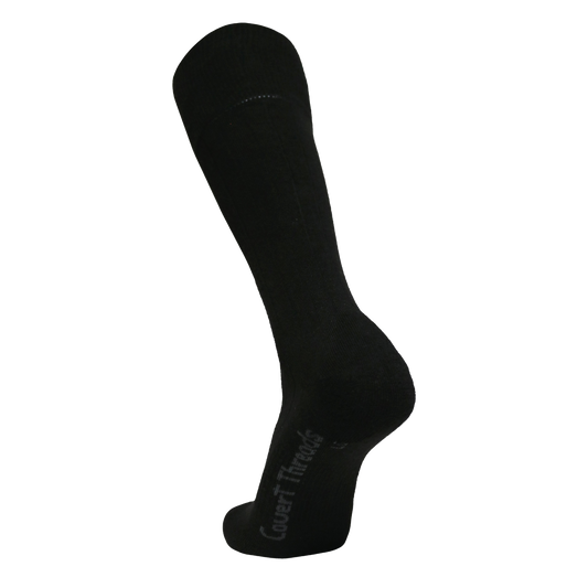 DRESS Garrison Sock knee-high black military/tactical sock by Covert Threads on Tampa Home & Garden Store