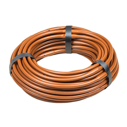 Pressure-compensating drip tubing, orange polyethylene coil Orbit Irrigation on Tampa Home & Garden Store