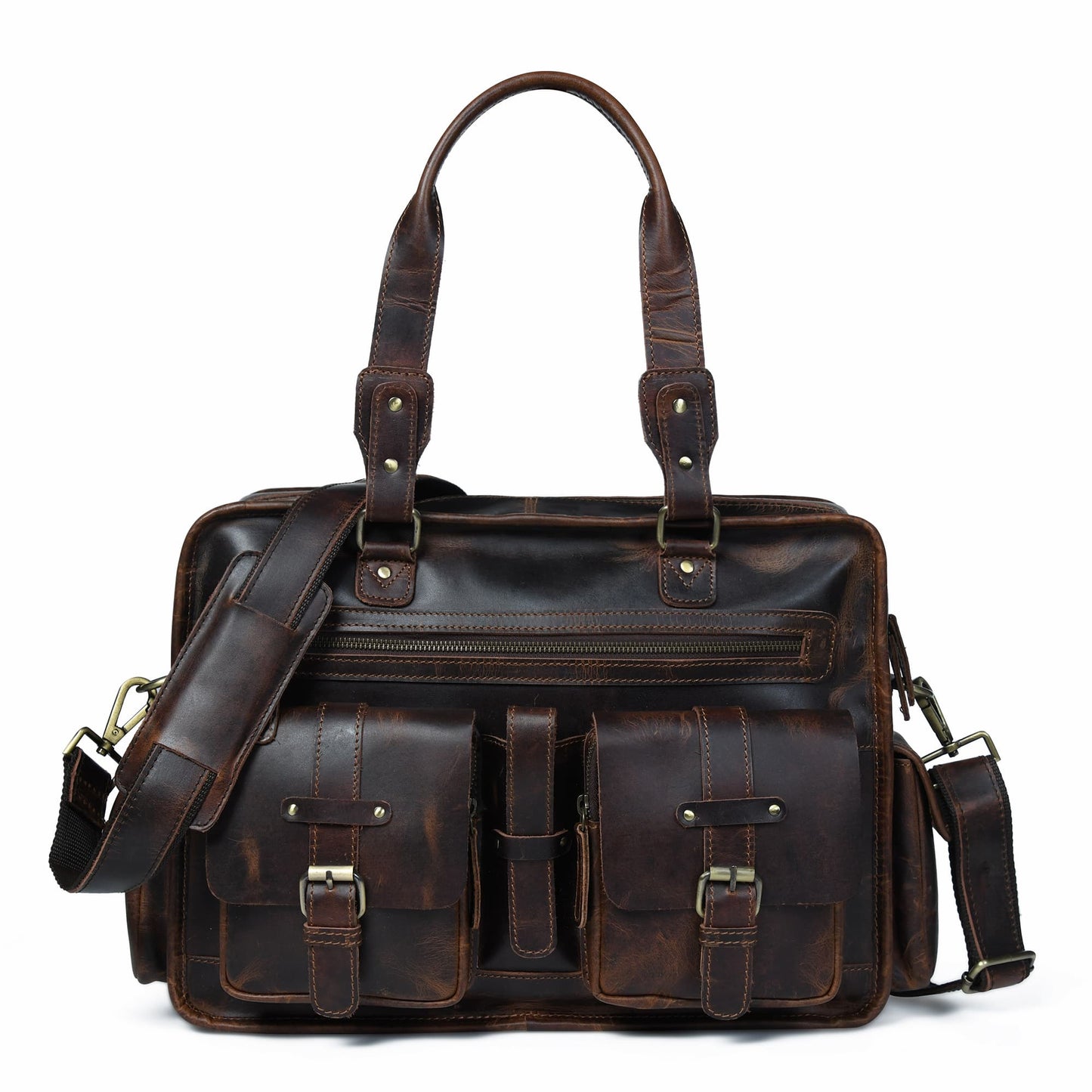 Dryden Buffalo Briefcase - Tampa Home & Garden Store