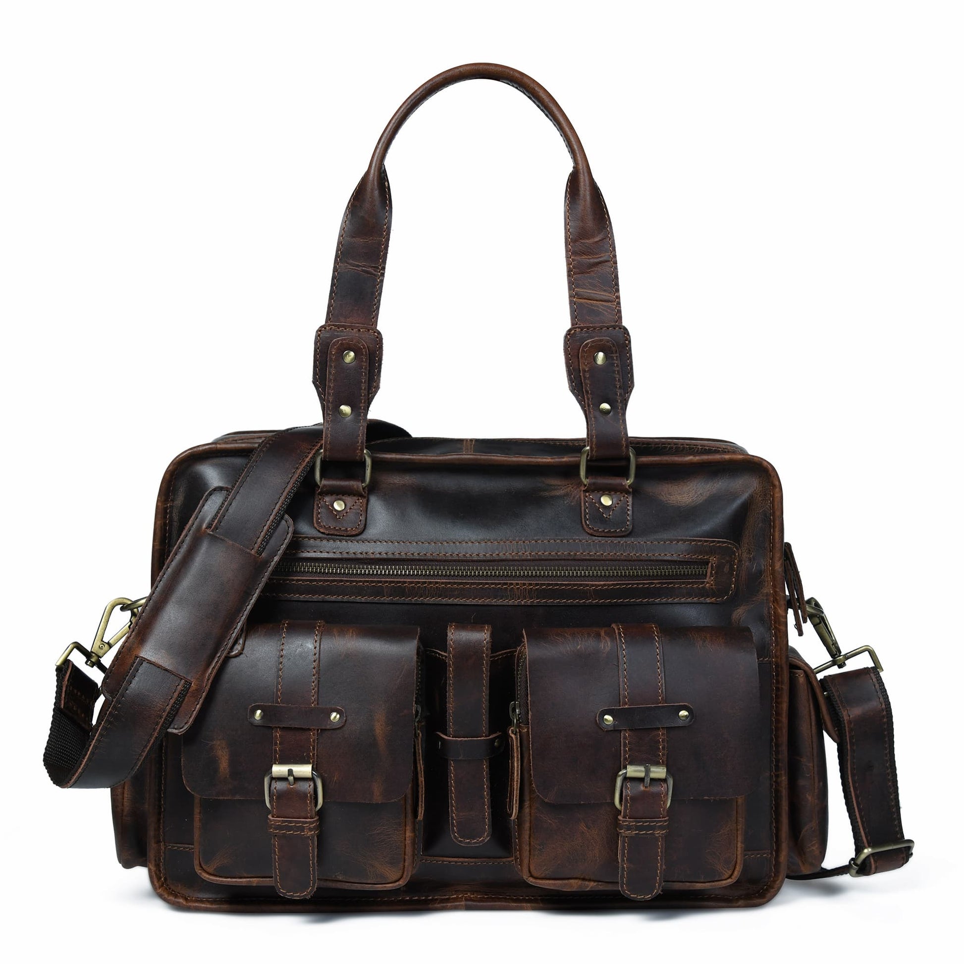 Dryden Buffalo Briefcase - Tampa Home & Garden Store