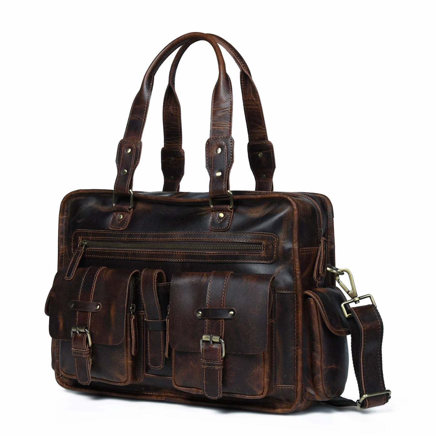 Dryden Buffalo Briefcase - Tampa Home & Garden Store