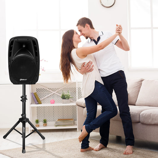 Altavoces de Micrófono Autoamplificados Dobles de 10 Pulgadas y 1600W con Bluetooth