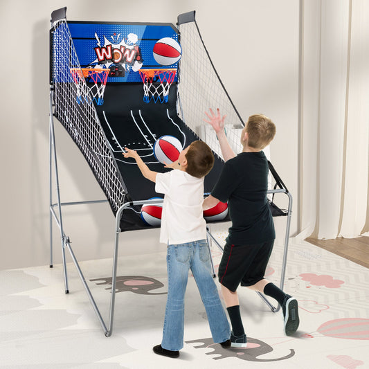 Dual Shot Basketball Arcade Game with 8 Game Modes and 4 Balls - Tampa Home & Garden Store