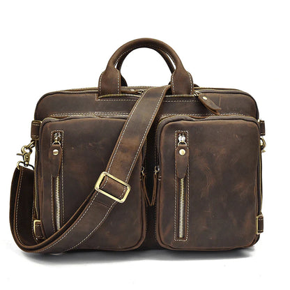 Dublin Leather Backpack Briefcase 2-in-1 - Tampa Home & Garden Store