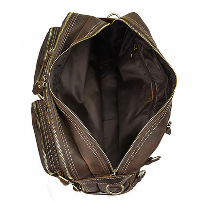 Dublin Leather Backpack Briefcase 2-in-1 - Tampa Home & Garden Store