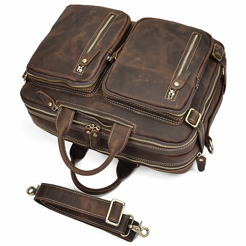 Dublin Leather Backpack Briefcase 2-in-1 - Tampa Home & Garden Store