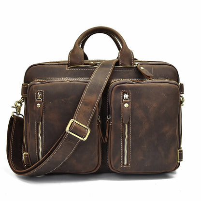Dublin Leather Backpack Briefcase 2-in-1 - Tampa Home & Garden Store