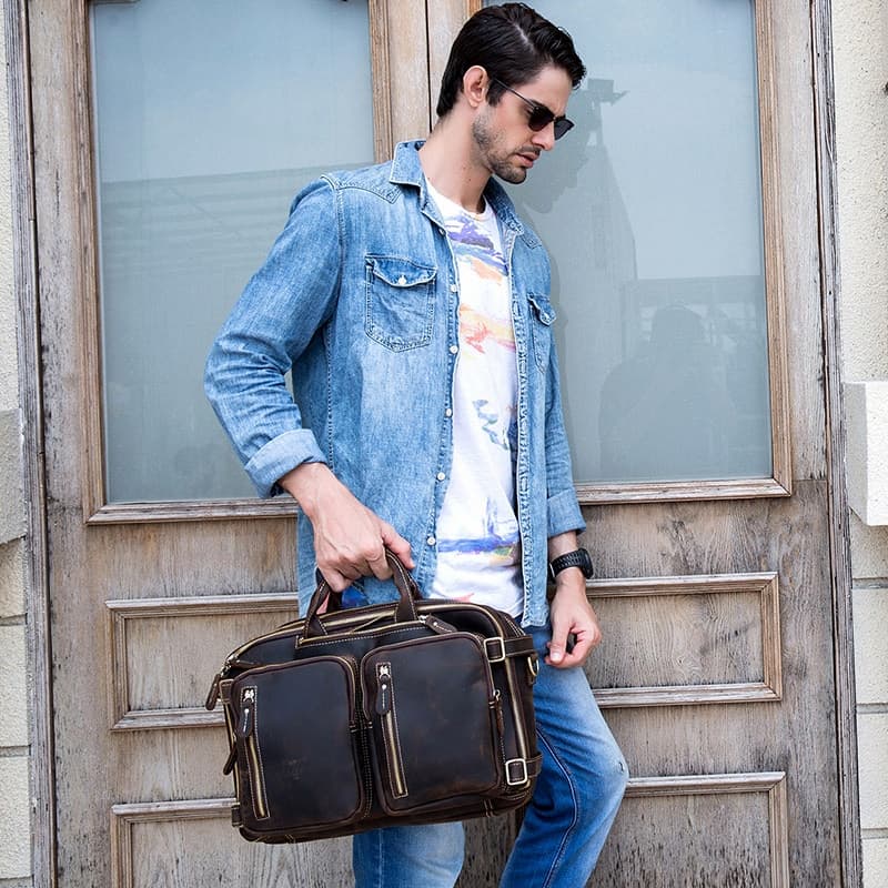 Dublin Leather Backpack Briefcase 2-in-1 - Tampa Home & Garden Store