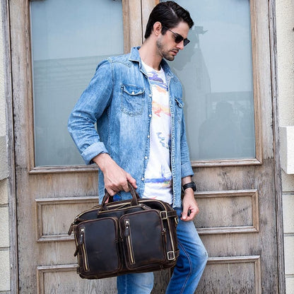 Dublin Leather Backpack Briefcase 2-in-1 - Tampa Home & Garden Store