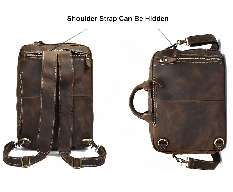 Dublin Leather Backpack Briefcase 2-in-1 - Tampa Home & Garden Store