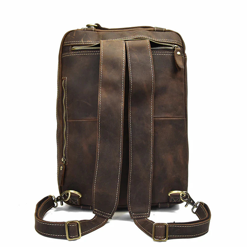 Dublin Leather Backpack Briefcase 2-in-1 - Tampa Home & Garden Store