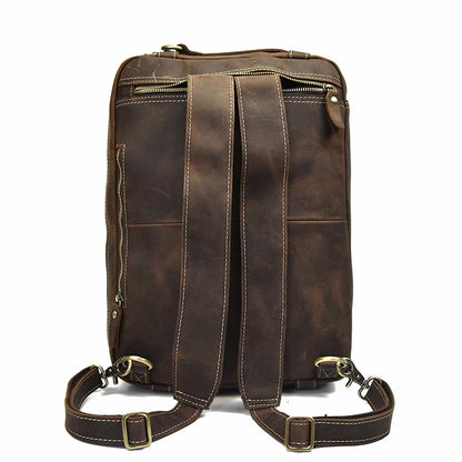 Dublin Leather Backpack Briefcase 2-in-1 - Tampa Home & Garden Store