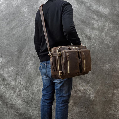 Dublin Leather Backpack Briefcase 2-in-1 - Tampa Home & Garden Store