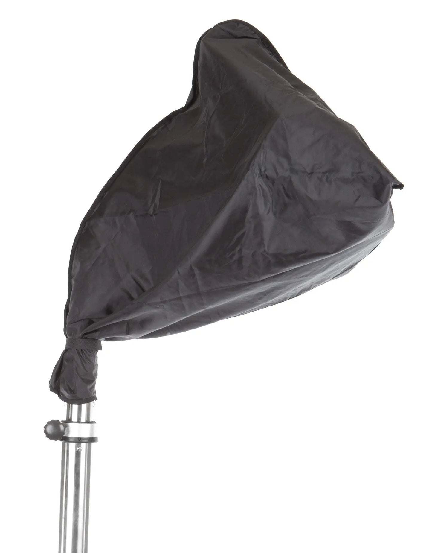 Black vinyl dust cover for telescoping offset pole infrared patio heater with drawcord on Tampa Home & Garden Store