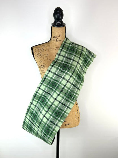 Dusty Matcha Green Plaid Flannel Infinity or Blanket Scarf - Tampa Home & Garden Store