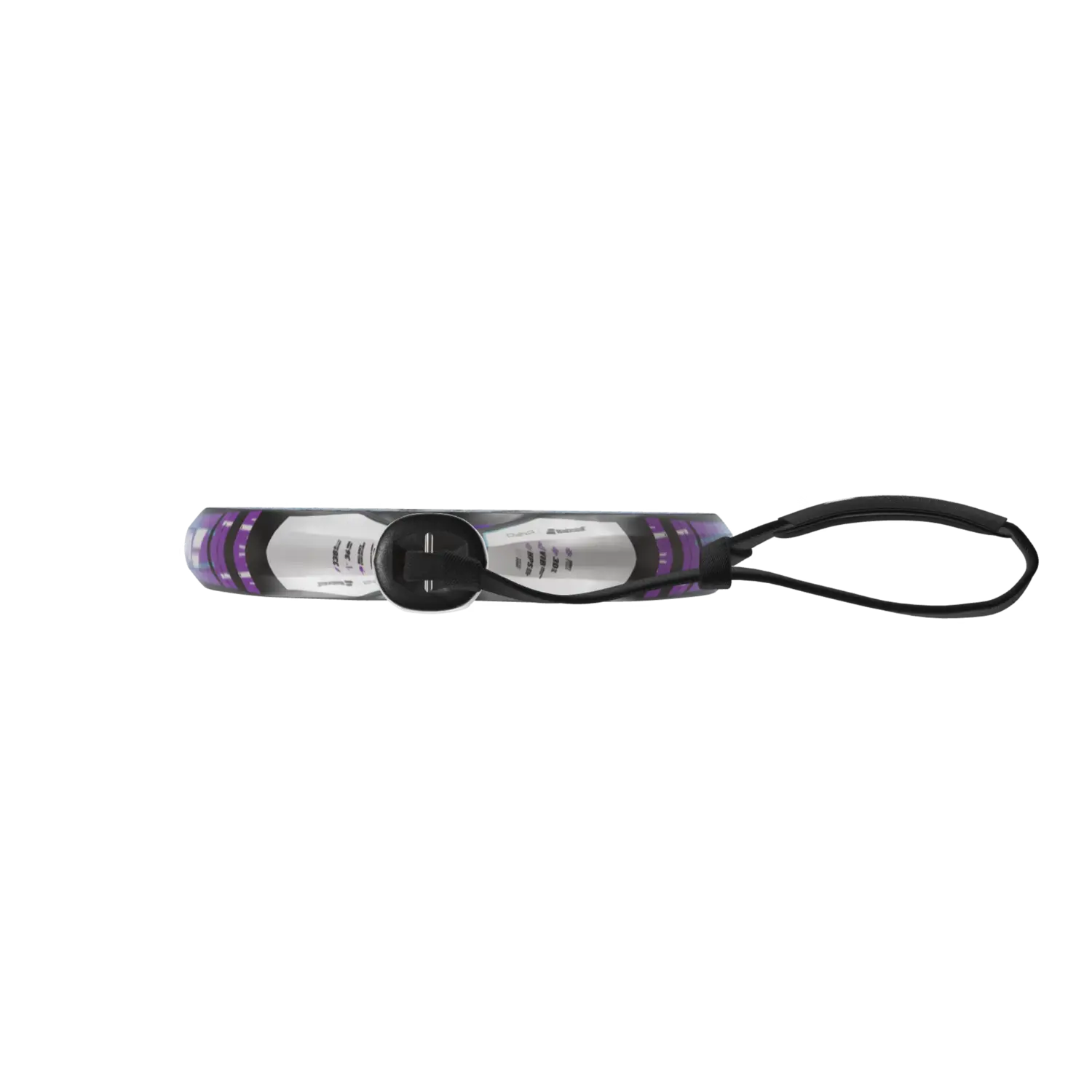 Babolat Dyna Spirit Padel Racket purple black white with strap on Tampa Home & Garden Store