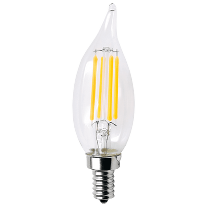 E12 3W LED Filament Candelabra Outdoor Bulbs Dimmable Energy Saving Light Bulb - Tampa soil911.com