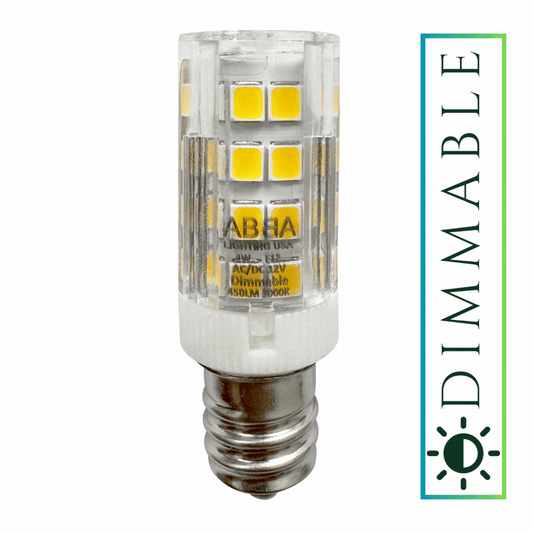 E12 4W SMD 12V LED Light Bulbs Dimmable Energy Saving Light Bulb