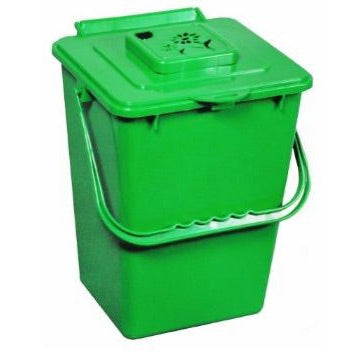 Composteur de cuisine de 2,4 gallons - Bac collecteur de déchets de compost - Vert