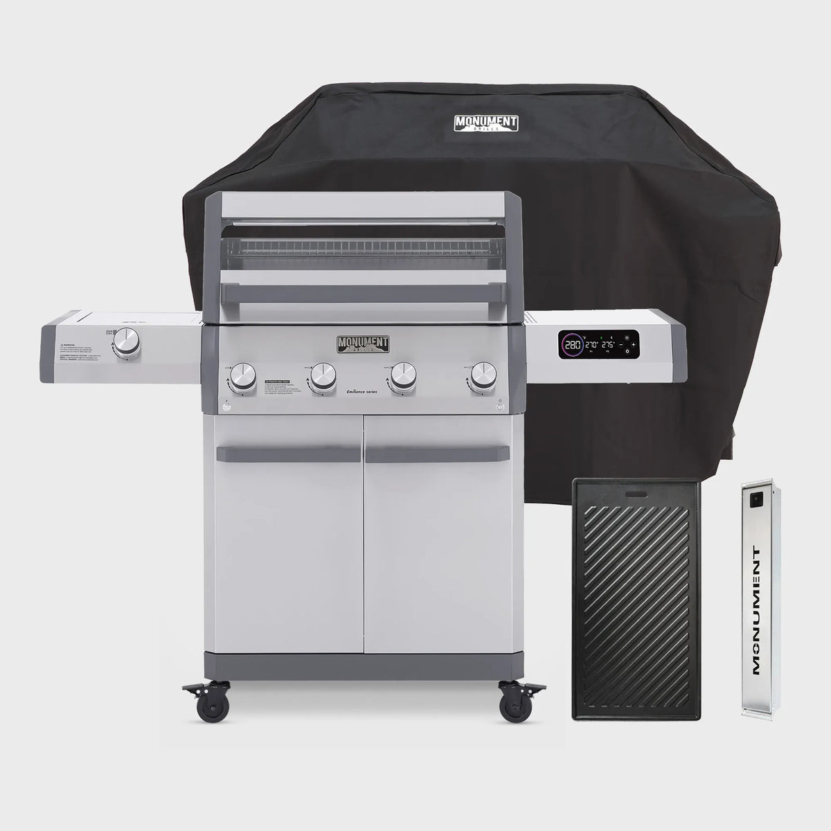Monument Grills Eminence 405 Clearview 6-Burner Gas Grill with Sear, outdoor grill on Tampa Home & Garden Store