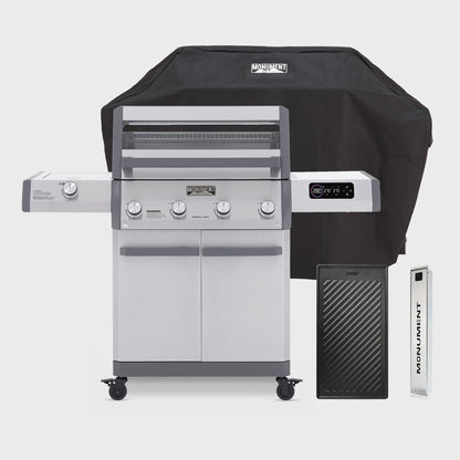 Monument Grills Eminence 405 Clearview 6-Burner Gas Grill with Sear, outdoor grill on Tampa Home & Garden Store