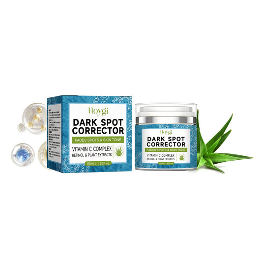 Crème éclaircissante anti-taches brunes, corrigeant le mélasma, la peau terne et unifiant le teint.