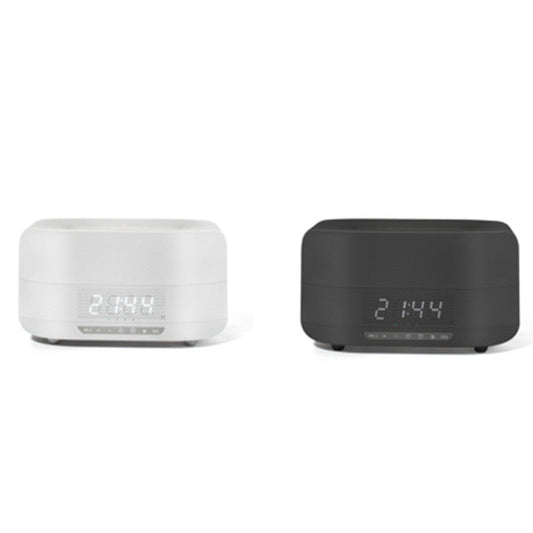 Multifunctional Atmosphere light sleep wireless Bluetooth speaker flame humidifier aromatherapy machine digital display clock - Tampa Home & Garden Store