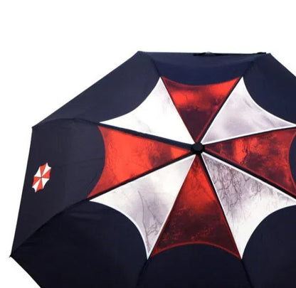 Creative Folding Sunny Umbrella Biochemical Crisis Triple Fold Sunshade Umbrella Rain and Rain dual-use - Tampa Home & Garden Store