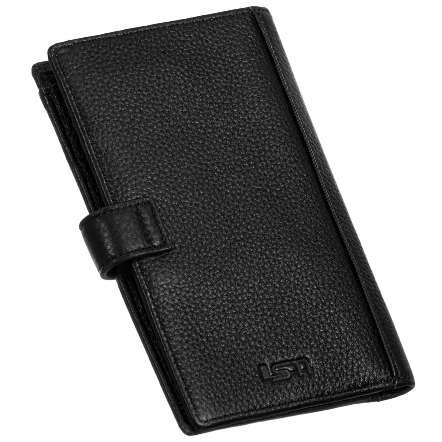 Travel Wallet, Sophia Full Grain Leather Wallet With Passport Slot - Large