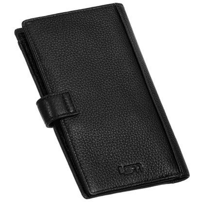 Travel Wallet, Sophia Full Grain Leather Wallet With Passport Slot - Large