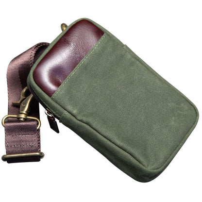 Phone Case, Maxwell Leather Waxed Canvas Phone Case