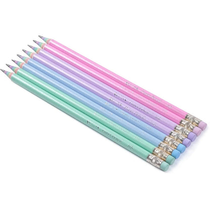 ECOTREE 24-Pack Rainbow Woodless Pencils – Eco-Friendly #2 HB Pre-Sharpened School & Office Pencils Made from Recycled Paper, Non-Toxic & Lead-Free - Tampa Home & Garden Store