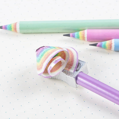 ECOTREE 24-Pack Rainbow Woodless Pencils – Eco-Friendly #2 HB Pre-Sharpened School & Office Pencils Made from Recycled Paper, Non-Toxic & Lead-Free - Tampa Home & Garden Store