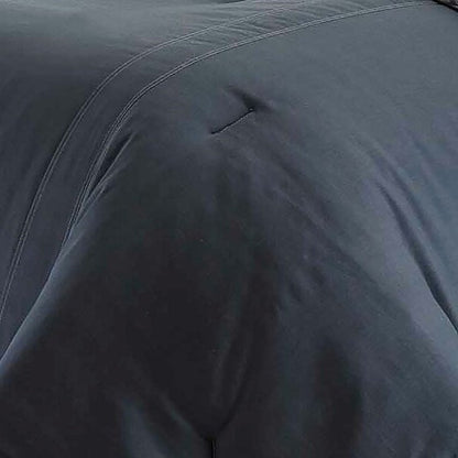 Juego de edredón King Size 100% Algodón de Cuadros Invertidos Gris/Blanco