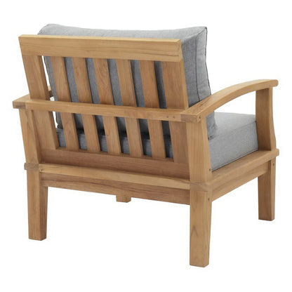 Modway Marina Outdoor Teak Armchair for Patio