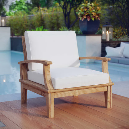 Modway Marina Outdoor Teak Armchair for Patio