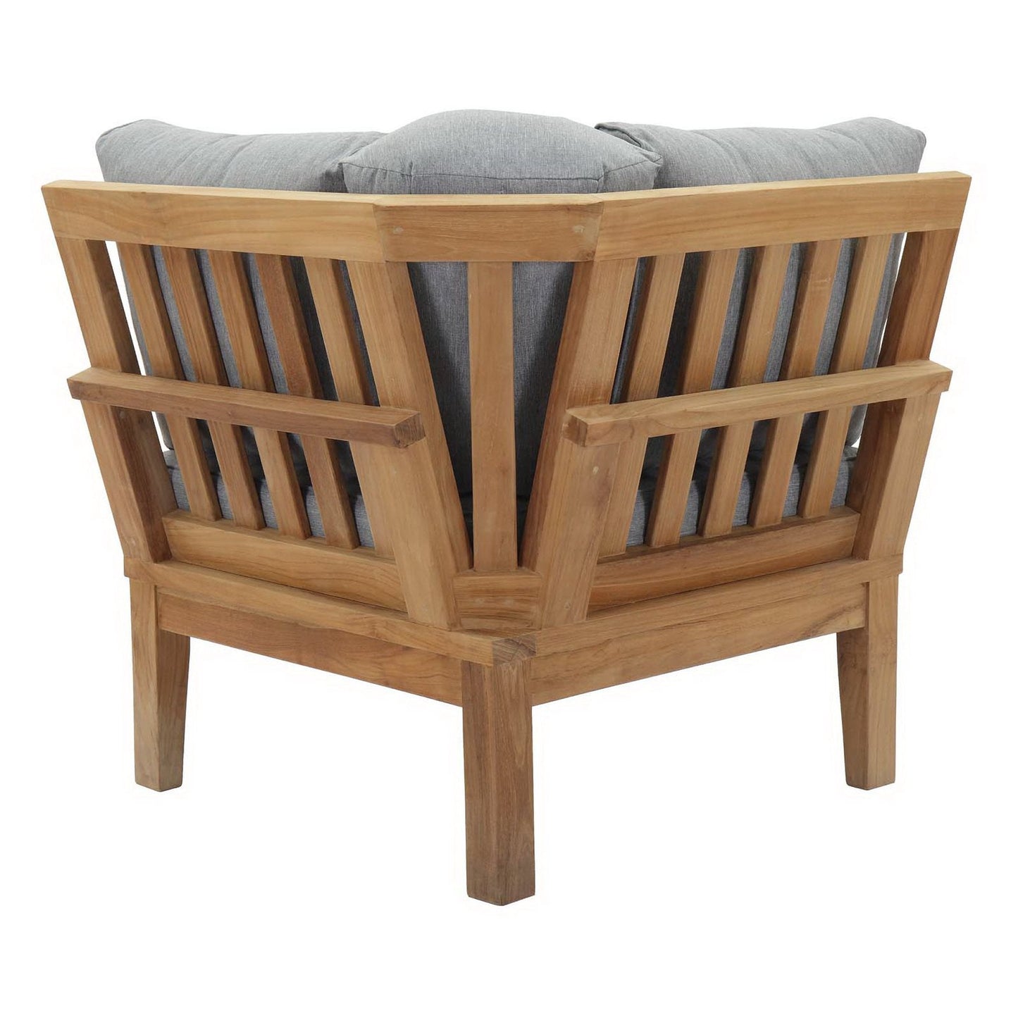 Marina Outdoor Teak Patio Corner Sofa by Modway