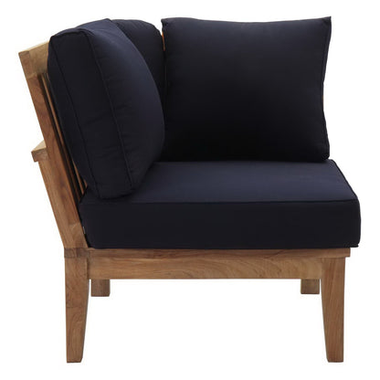 Marina Outdoor Teak Patio Corner Sofa by Modway