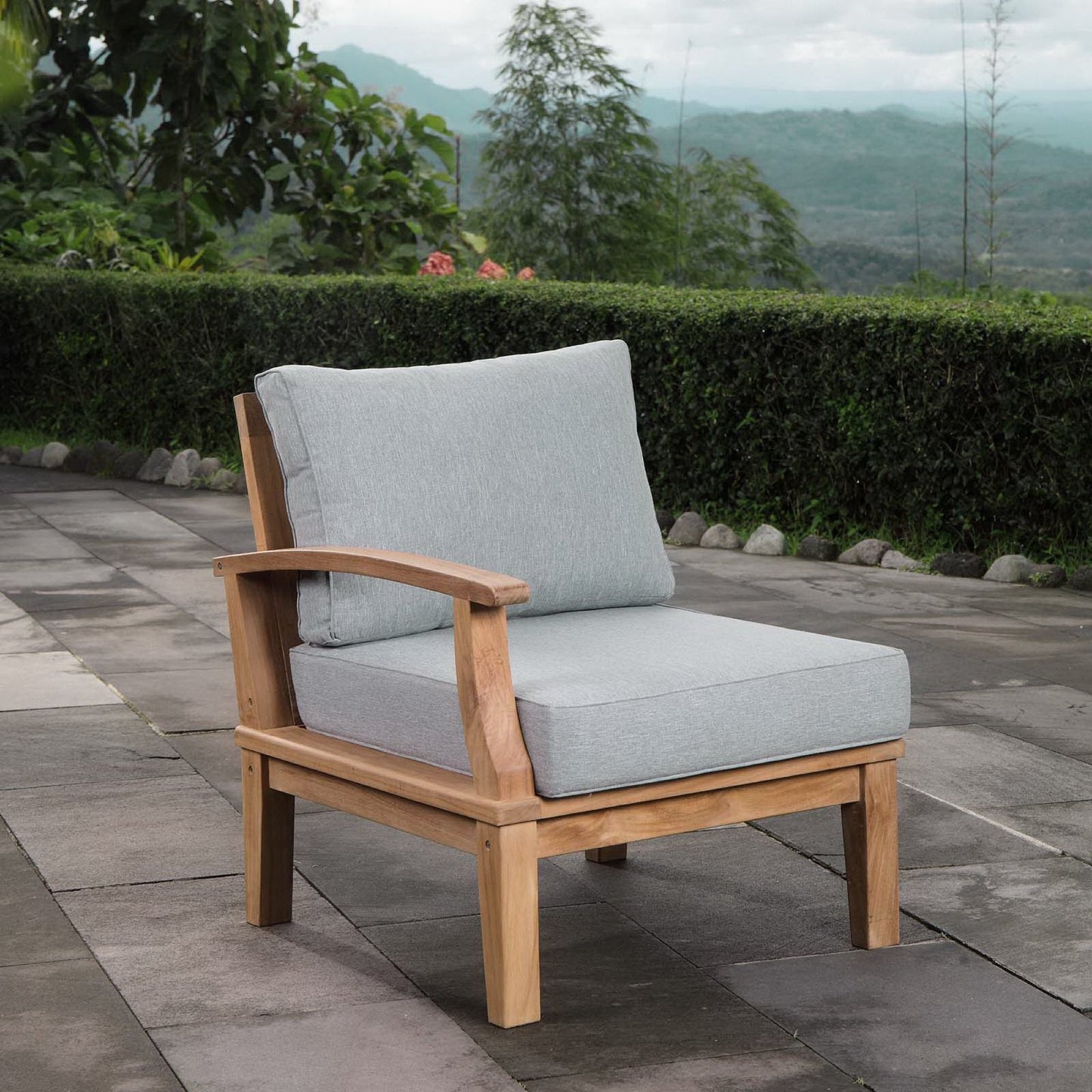 Marina Outdoor Teak Sofa and Modern Design