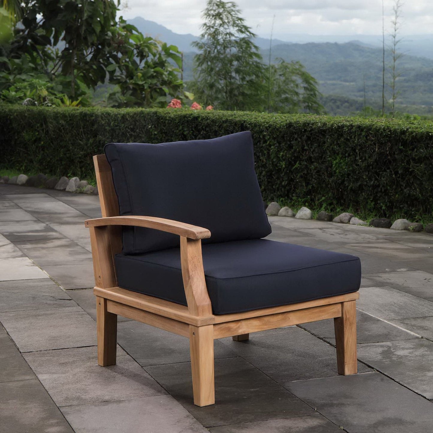 Marina Outdoor Teak Sofa and Modern Design