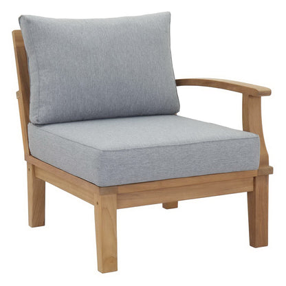 Modway Marina Contemporary Outdoor Teak Sofa
