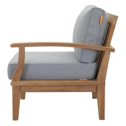 Modway Marina Contemporary Outdoor Teak Sofa