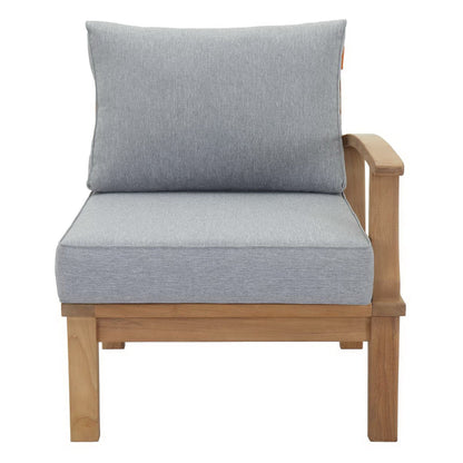 Modway Marina Contemporary Outdoor Teak Sofa