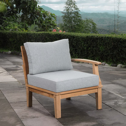 Modway Marina Contemporary Outdoor Teak Sofa