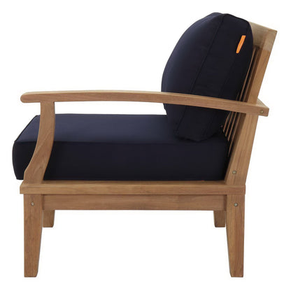 Modway Marina Contemporary Outdoor Teak Sofa