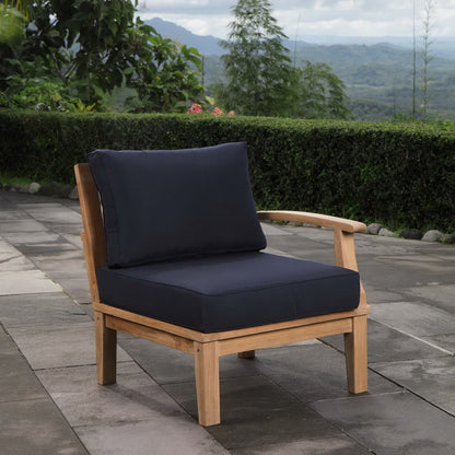 Modway Marina Contemporary Outdoor Teak Sofa