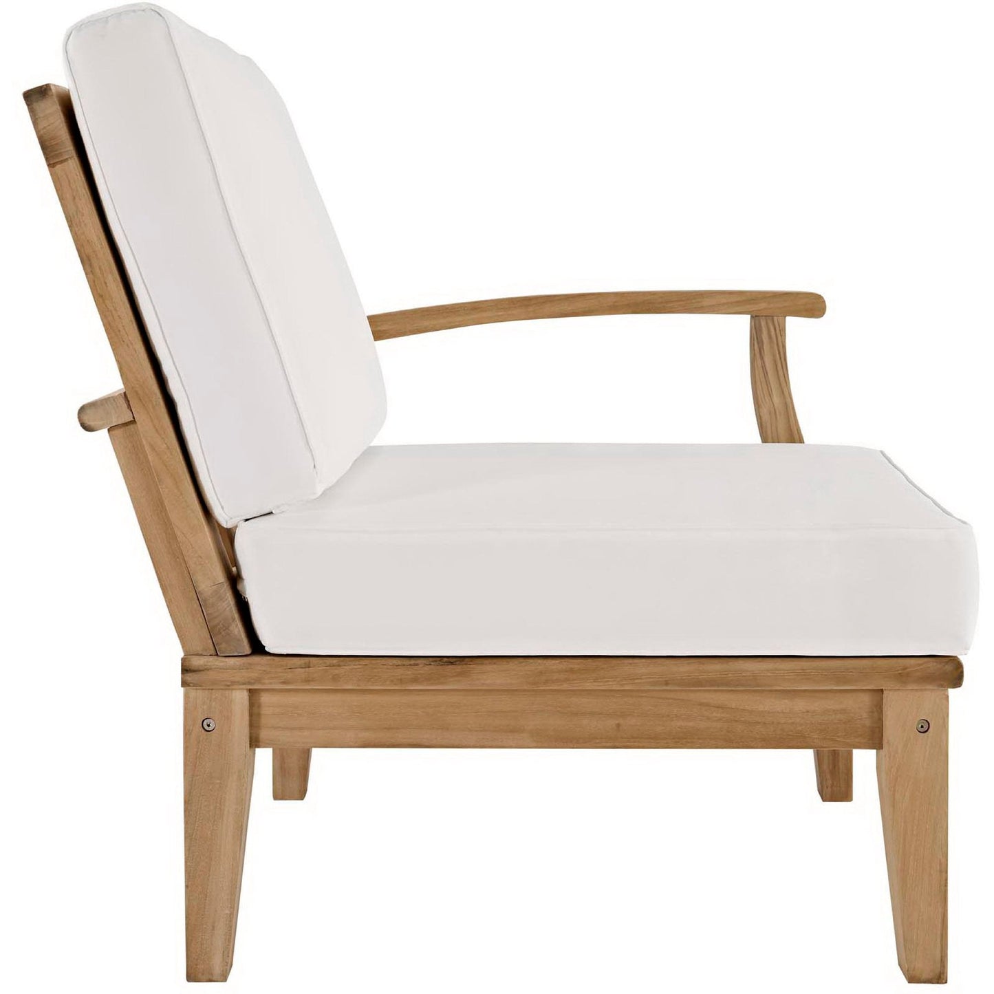 Modway Marina Contemporary Outdoor Teak Sofa