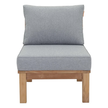 Marina Armless Outdoor Teak and Patio Sofa