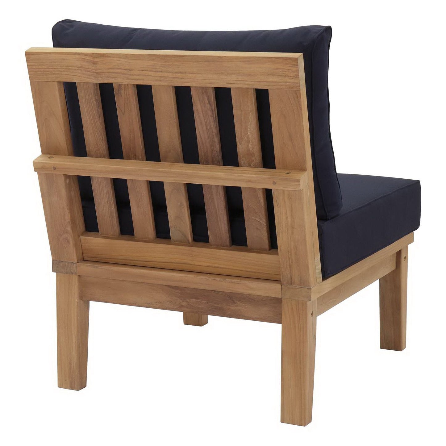 Marina Armless Outdoor Teak and Patio Sofa