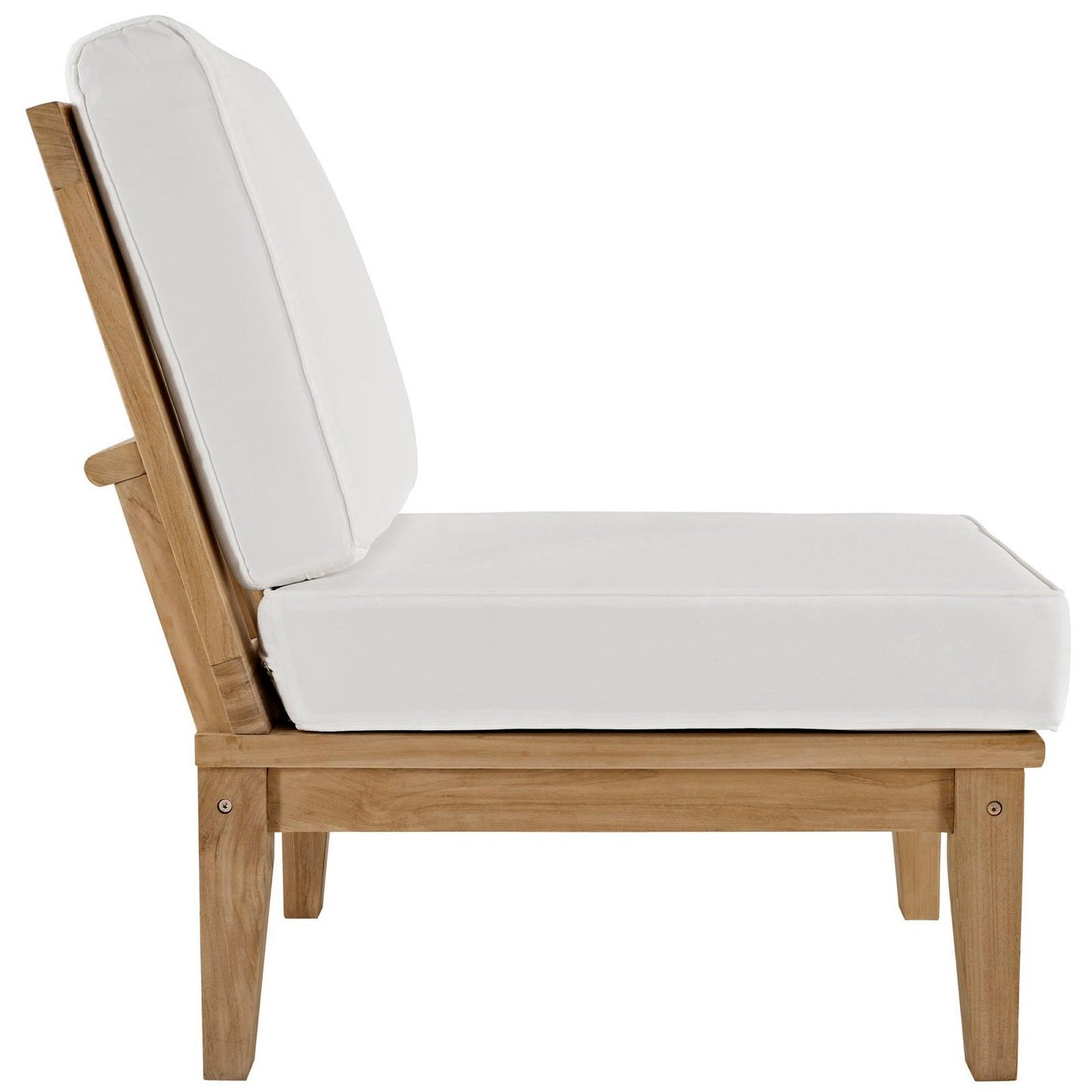 Marina Armless Outdoor Teak and Patio Sofa